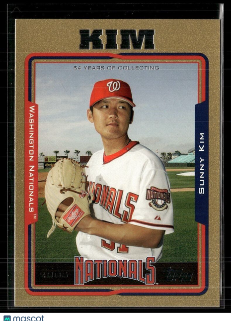 2005 TOPPS GOLD /2005 SUNNY KIM NATIONALS