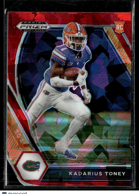 2021 PRIZM DRAFT RED ICE ROOKIE KADARIUS TONEY FLORIDA