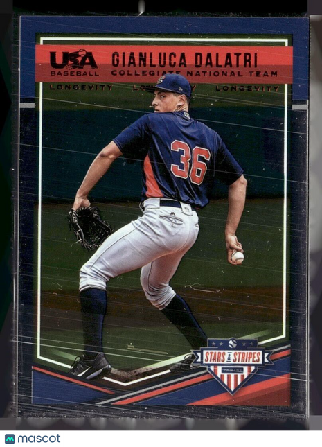 2018 STARS STRIPES RED LONGEVITY /249 GIANLUCA DALATRI USA