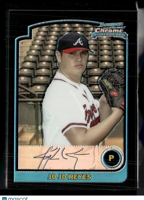 2003 BOWMAN CHROME REFRACTOR 1ST PROSPECT JO JO REYES BRAVES