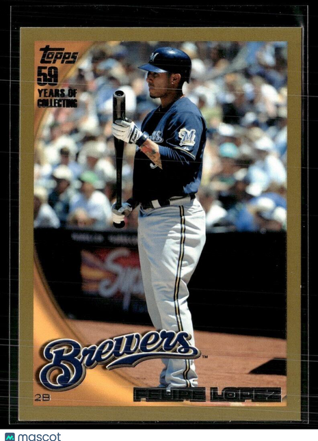 2010 TOPPS GOLD /2010 FELIPE LOPEZ BREWERS