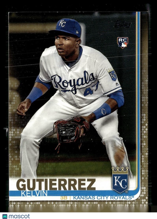 2019 TOPPS GOLD /2019 ROOKIE KELVIN GUTIERREZ ROYALS