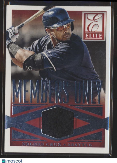 2015 ELITE MEMBERS ONLY #2 JERSEY RELIC NELSON CRUZ MARINERS
