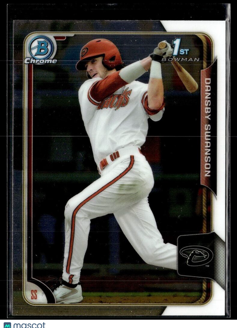 2015 BOWMAN CHROME 1ST PROSPECT DANSBY SWANSON BRAVES
