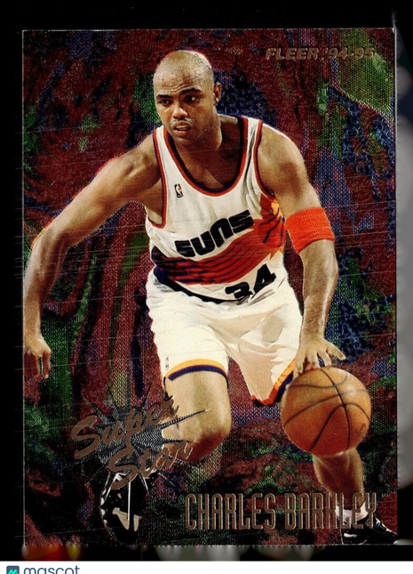 1994-95 FLEER SUPER STAR CHARLES BARKLEY SUNS