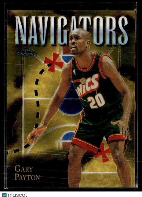 1998-99 TOPPS CHROME NAVIGATORS GARY PAYTON SUPERSONICS