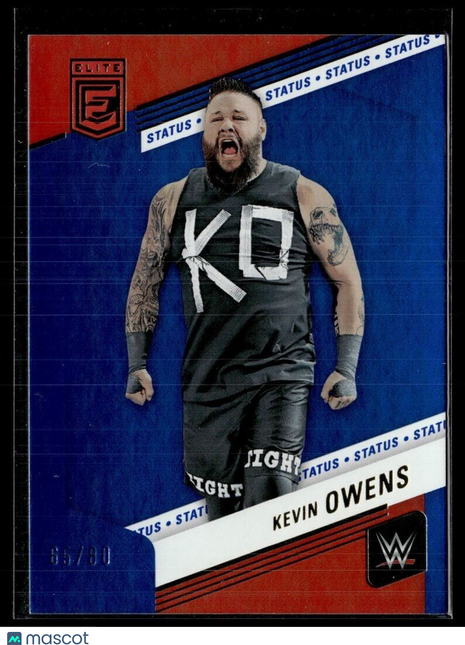 2023 WWE ELITE BLUE STATUS /80 KEVIN OWENS