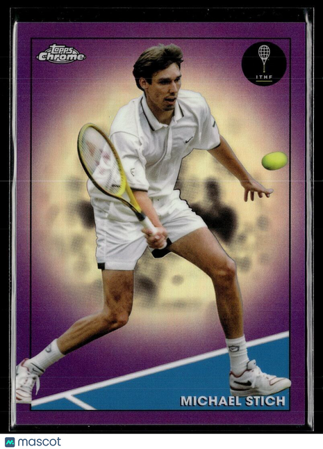 2021 TOPPS CHROME TENNIS PURPLE /199 64 Michael Stich