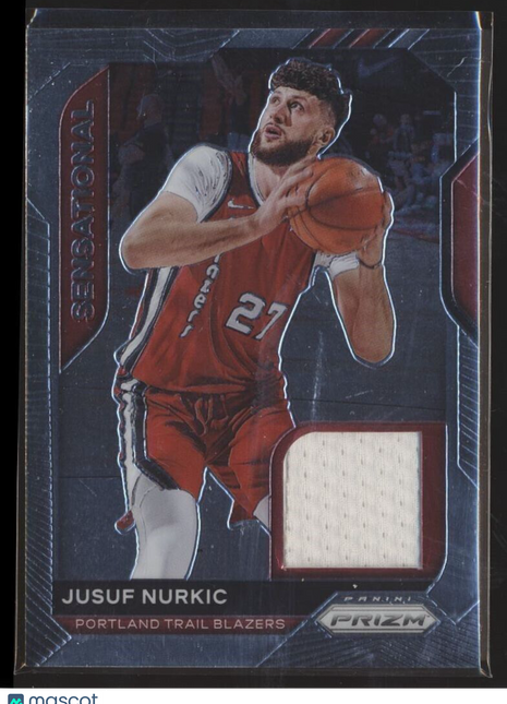 2020-21 PRIZM SENSATIONAL JERSEY RELIC JUSUF NURKIC BLAZERS