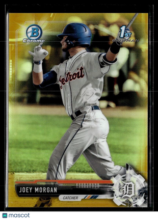 2017 BOWMAN CHROME GOLD /50 1ST PROSPECT JOEY MORGAN TIGERS