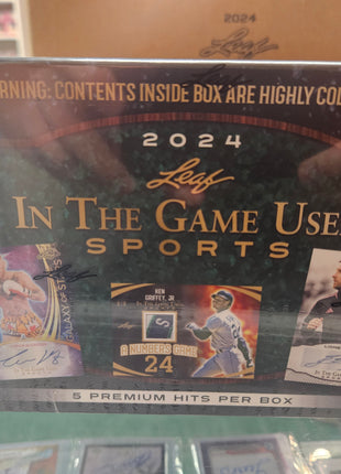 2024 Leaf In The Game Used Sports box