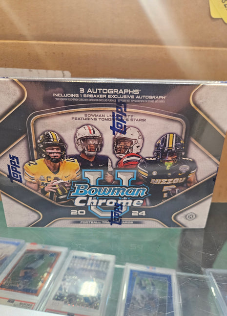 2024 Bowman Chrome University Football Breakers Delight Box