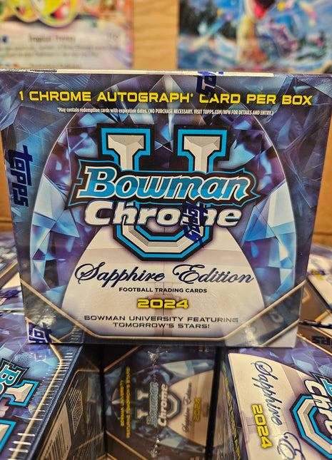 2024 Bowman Chrome University Football Sapphire Box