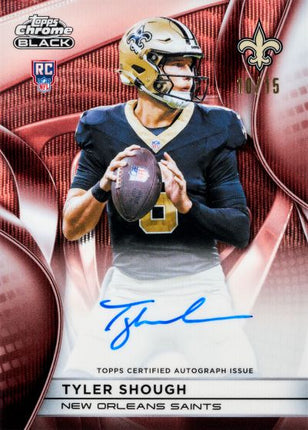 2025 TOPPS CHROME BLACK FOOTBALL FULL CASE PYT BREAK RELEASE DAY 07.10.2026