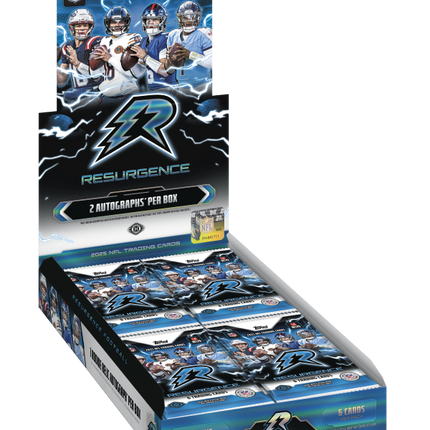 BREAK #1 2025 Topps Resurgence Football Hobby 4 box PYT Release Day 07.31.2026