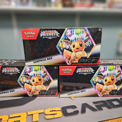 Pokemon Prismatic Evolutions Surprise Box