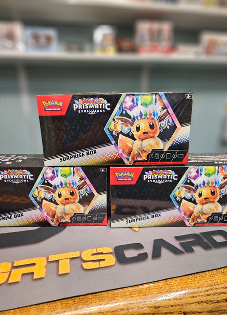 Pokemon Prismatic Evolutions Surprise Box