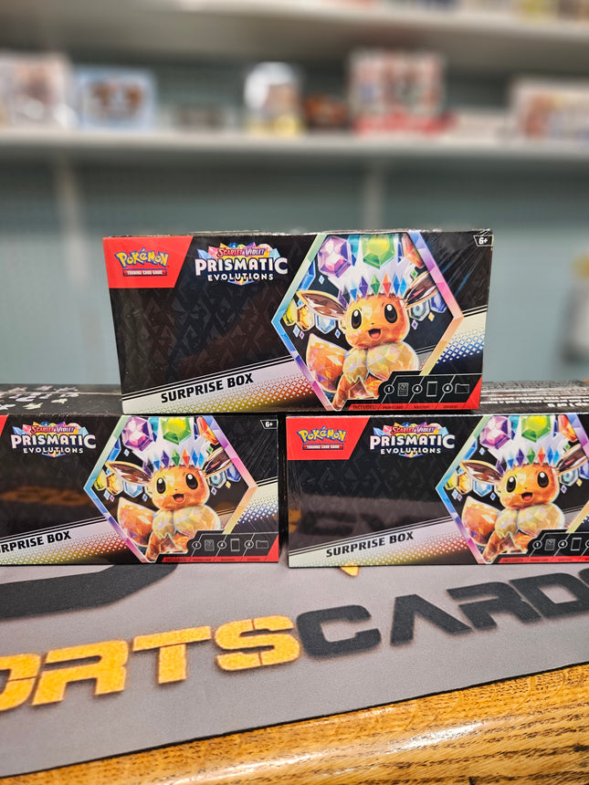 Pokemon Prismatic Evolutions Surprise Box