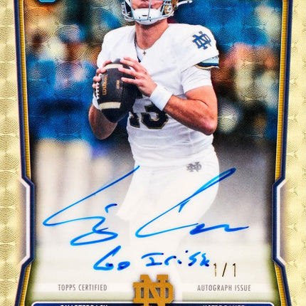 2026 BOWMAN FOOTBALL JUMBO FULL CASE PYT BREAK #1 RELEASE DAY 09/30/2026