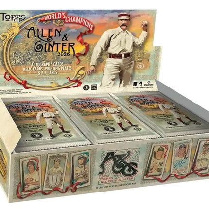 FULL CASE PYT 2026 MLB - Allen & Ginter Hobby Release Day Break