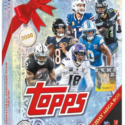 2026 TOPPS HOLIDAY NFL MEGA FULL CASE PYT BREAK (RELEASE DAY 10.23.2026)