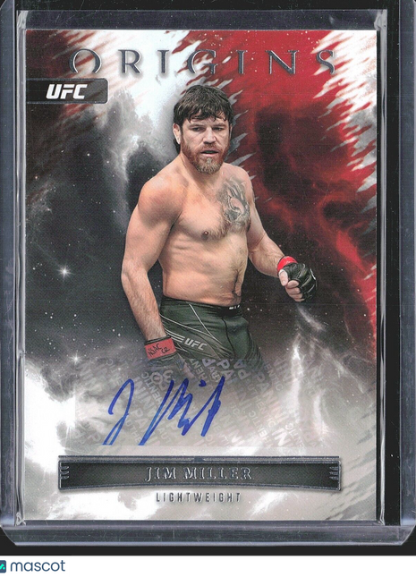 2023 Jim Miller Chronicles UFC Origins Auto
