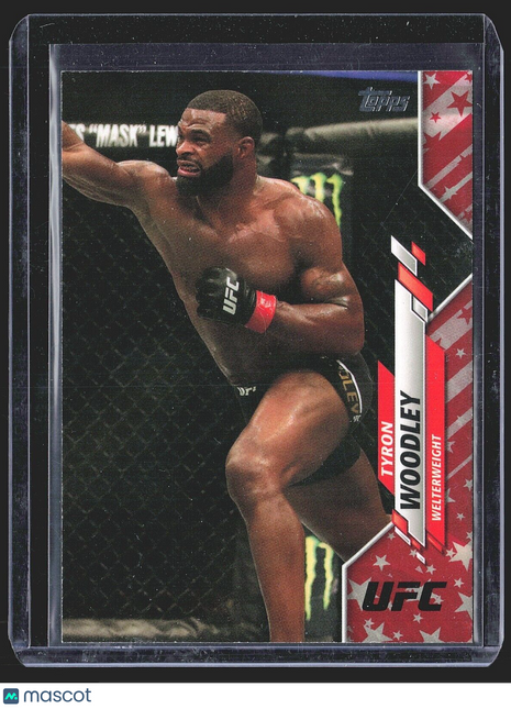 2020 Tyron Woodley Topps UFC Independence Day /76 #41