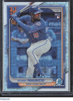 2024 Bowman Chrome Mojo Ronny Mauricio #13 mets