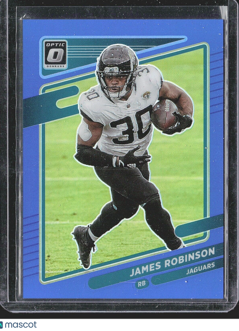 2021 Panini Donruss Optic - #117 James Robinson Blue /179 Jaguars