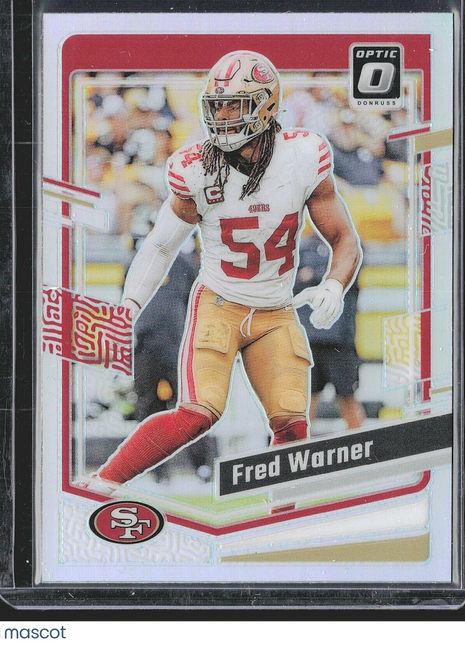 2023 Donruss Optic Holo Fred Warner #171 49ers