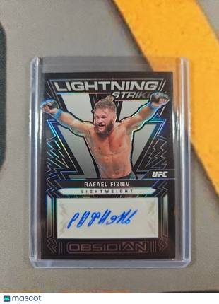 2023 Rafael Fiziev Chronicles Obsidian Lightning Strike Auto