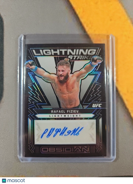 2023 Rafael Fiziev Chronicles Obsidian Lightning Strike Auto