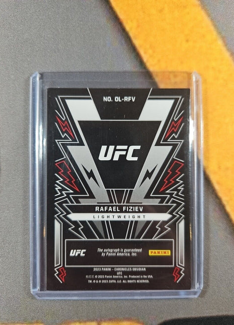 2023 Rafael Fiziev Chronicles Obsidian Lightning Strike Auto