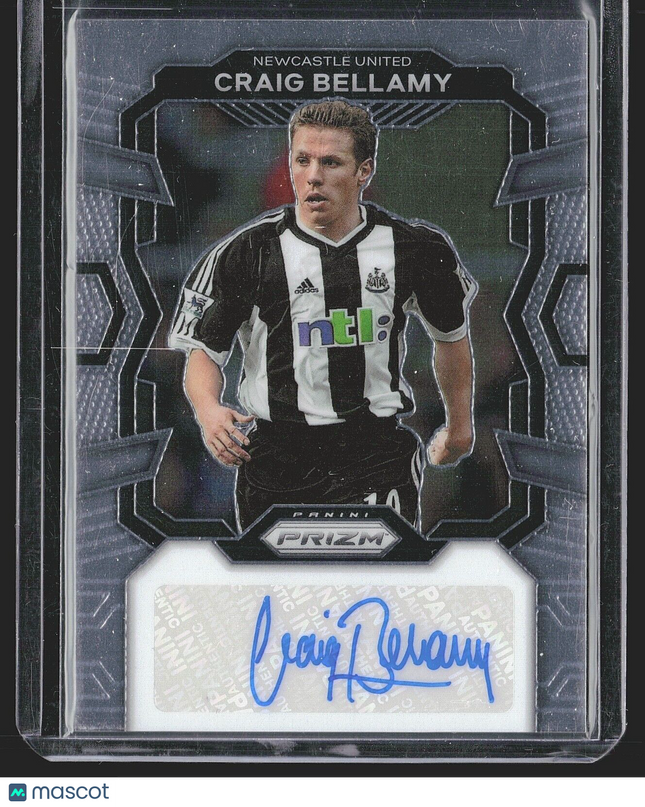 2023-24 Prizm Craig Bellamy #S-CBE Auto Newcatle United