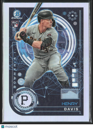 2024 Bowman Chrome A.I. Henry Davis #BAI-2 Pirates