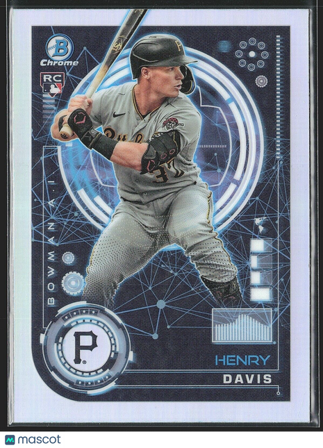 2024 Bowman Chrome A.I. Henry Davis #BAI-2 Pirates