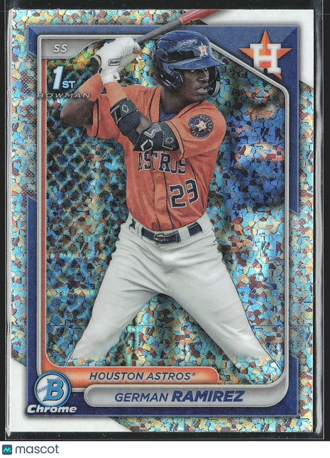 2024 Bowman 1st Speckle German Ramirez #BCP-93 Astros