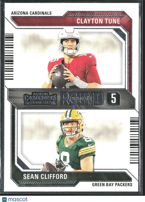 2023 Panini Contenders Clayton Tune Sean Clifford #21 Round 5 Rc