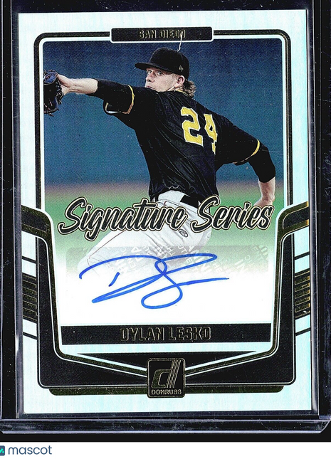 2024 Panini Donruss Dylan Lesko #SS-DL Auto Silver