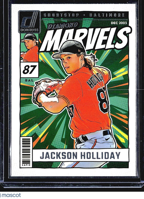 2024 Panini Donruss - Diamond Marvels #5 Jackson Holliday (RC)
