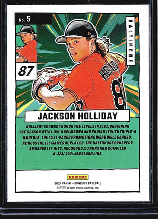 2024 Panini Donruss - Diamond Marvels #5 Jackson Holliday (RC)