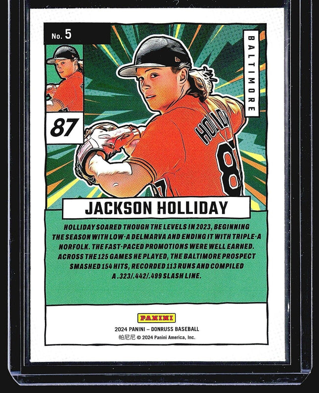 2024 Panini Donruss - Diamond Marvels #5 Jackson Holliday (RC)