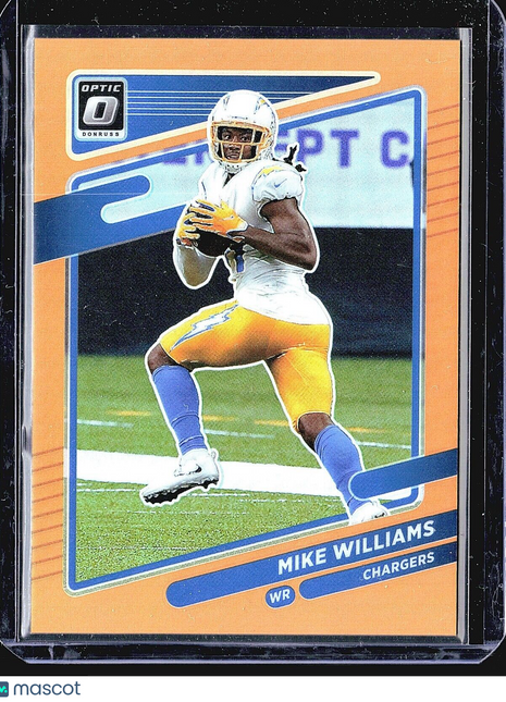 2021 Panini Optic Orange Mike Williams #46 /199 Chargers