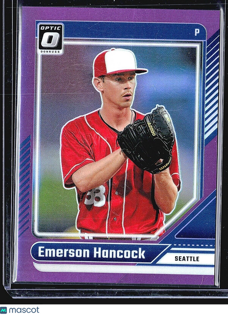 2024 Panini Donruss - Optic #11 Emerson Hancock (RC) Purple /49