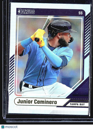 2024 Panini Donruss - #40 Junior Caminero (RC) Silver Foil
