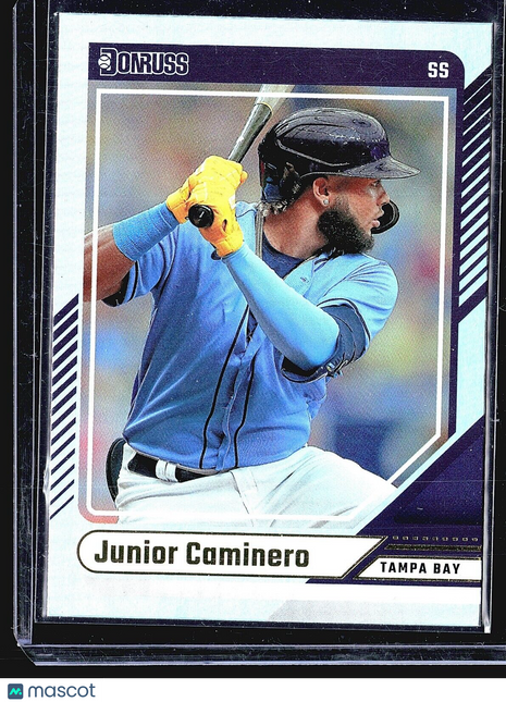 2024 Panini Donruss - #40 Junior Caminero (RC) Silver Foil