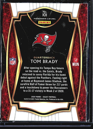 2020 Panini Select - Premier Level #101 Tom Brady