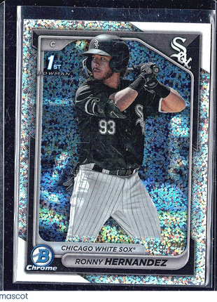 2024 Bowman Chrome 1st Speckle Prospects #BCP-92 Ronny Hernandez (RC)