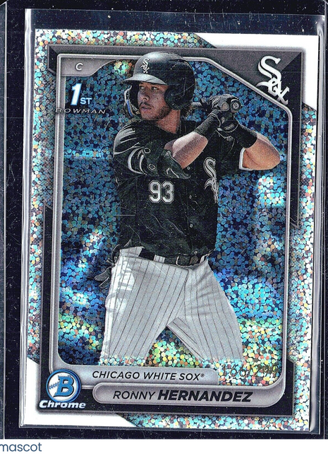 2024 Bowman Chrome 1st Speckle Prospects #BCP-92 Ronny Hernandez (RC)