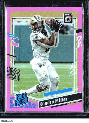 2023 Panini Donruss Optic Pink Rated Rookie #284 Kendre Miller (RC)